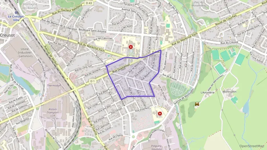 Appartement 50 m² trois pièces à vendre à Le Creusot