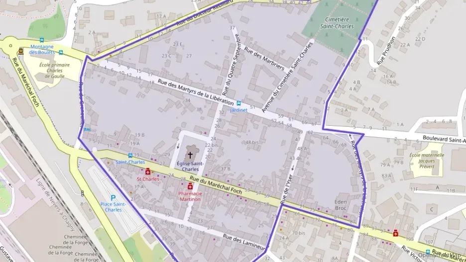 Appartement 55 m² trois pièces à vendre à Le Creusot Appartement 55 m² trois pièces à vendre à Le Creusot