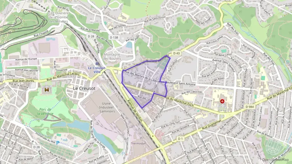 Appartement 72 m² trois pièces à vendre à Le Creusot