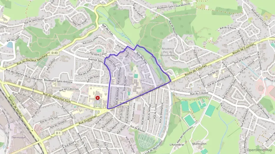 Appartement 47 m² trois pièces à vendre à Le Creusot