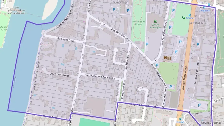 Appartement 85 m² quatre pièces à vendre à Châtellerault Appartement 85 m² quatre pièces à vendre à Châtellerault