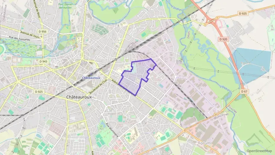 Appartement 74 m² quatre pièces à vendre à Châteauroux