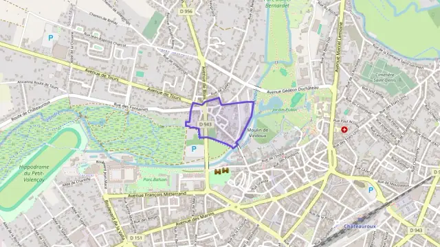 Appartement 43 m² deux pieces à vendre à Châteauroux