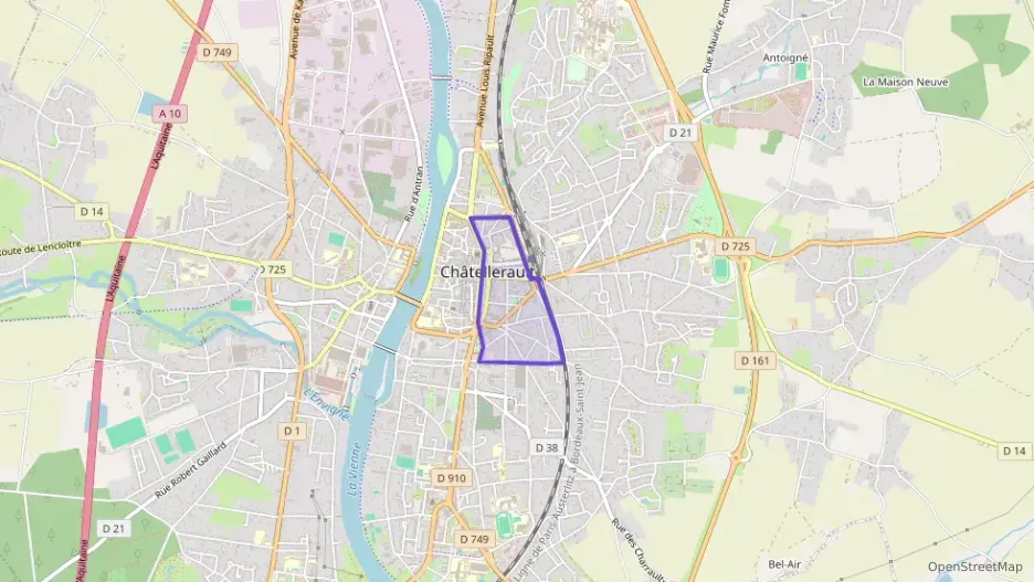 Appartement 75 m² quatre pièces à vendre à Châtellerault