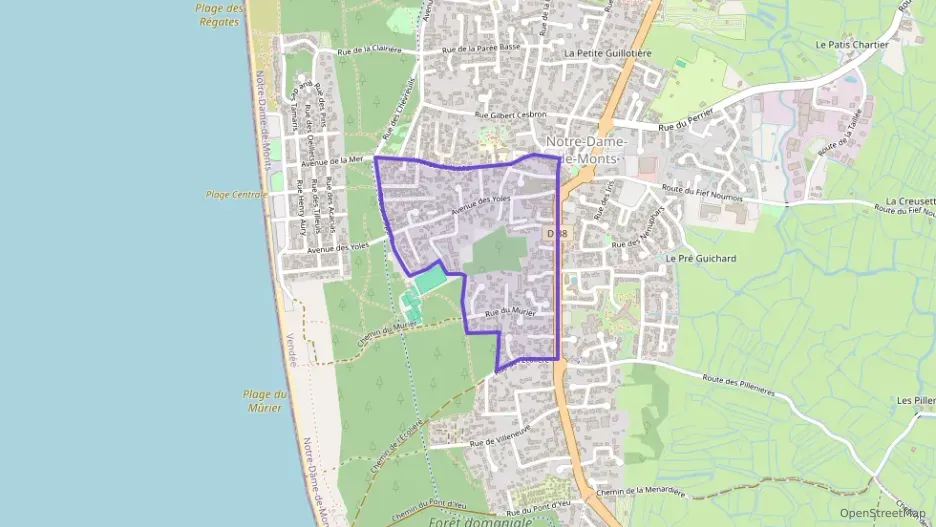 Appartement 45 m² trois pièces à vendre à Notre-Dame-de-Monts