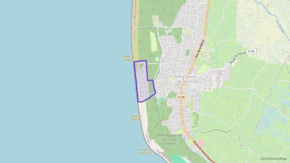 Appartement 43 m² trois pièces à vendre à Notre-Dame-de-Monts