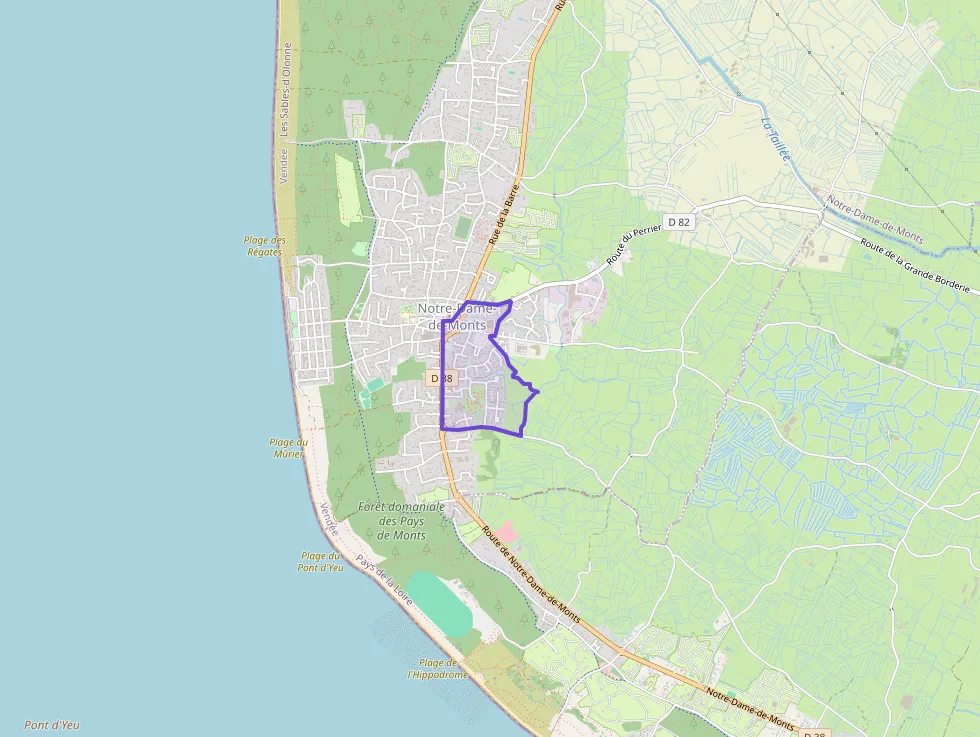 Appartement 55 m² trois pièces à vendre à Notre-Dame-de-Monts