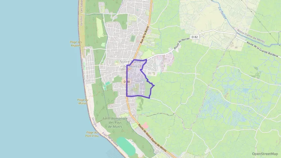 Appartement 55 m² trois pièces à vendre à Notre-Dame-de-Monts