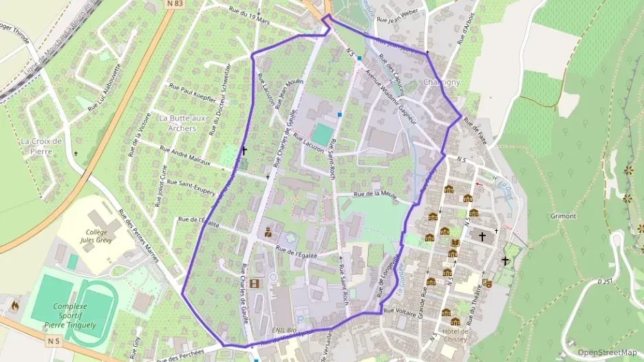 Appartement 87 m² quatre pièces à vendre à Poligny