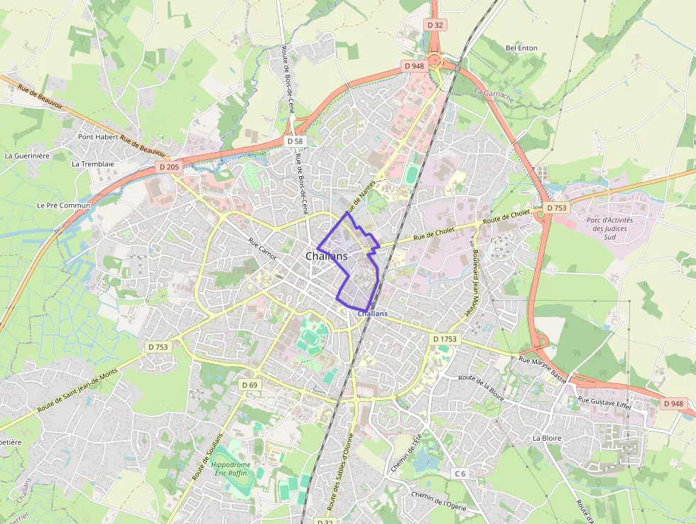 Appartement 110 m² quatre pièces à vendre à Challans