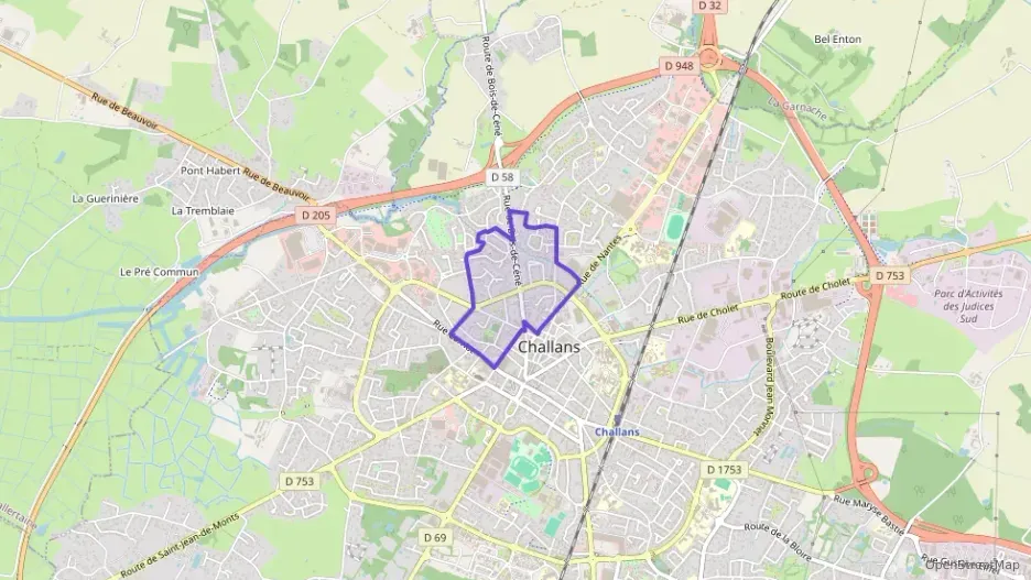 Appartement 79 m² trois pièces à vendre à Challans