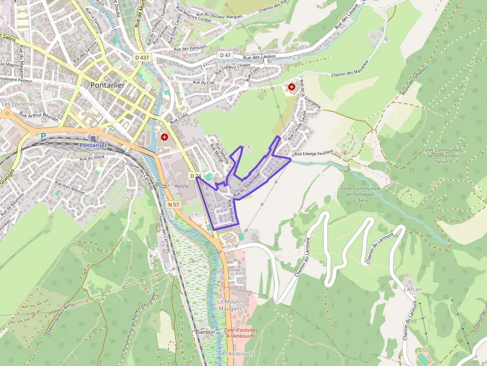 Appartement 47 m² deux pieces à vendre à Pontarlier