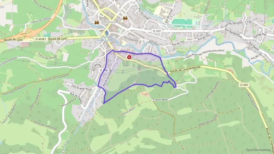 Appartement 47 m² deux pieces à vendre à Arbois