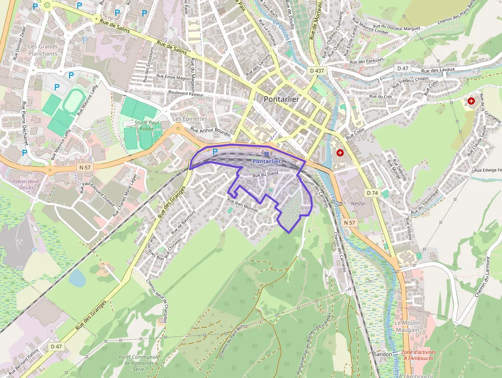 Appartement 80 m² quatre pièces à vendre à Pontarlier