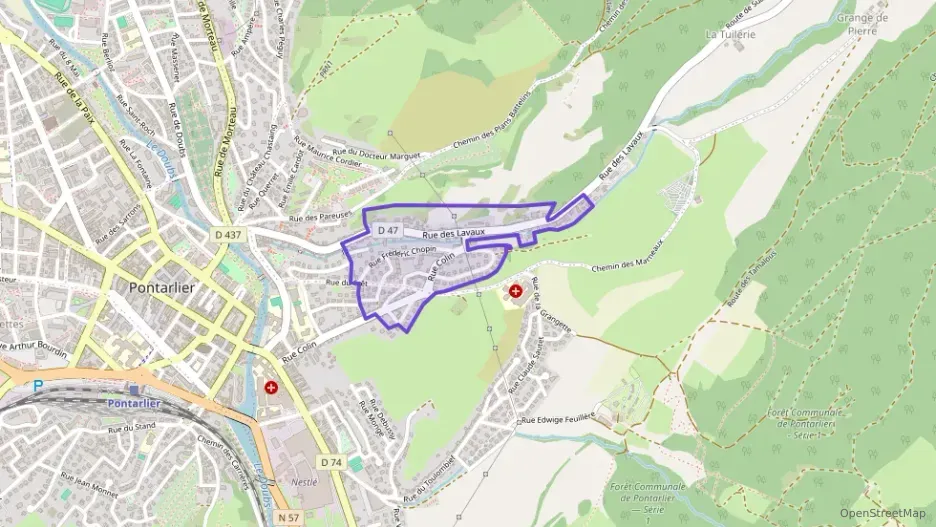 Appartement 90 m² quatre pièces à vendre à Pontarlier