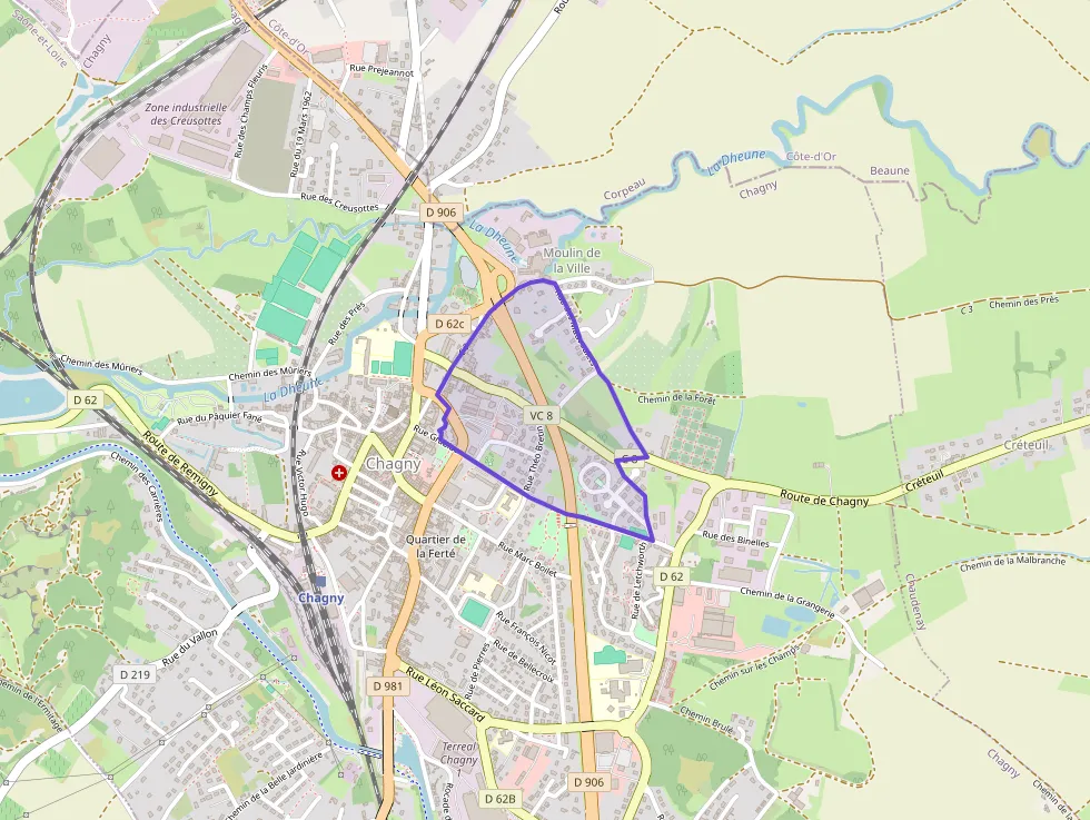 Appartement 60 m² trois pièces à vendre à Chagny