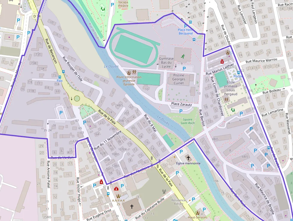 Appartement 68 m² quatre pièces à vendre à Pontarlier