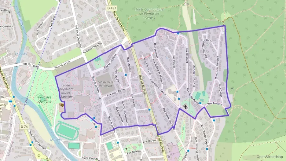 Appartement 80 m² quatre pièces à vendre à Pontarlier
