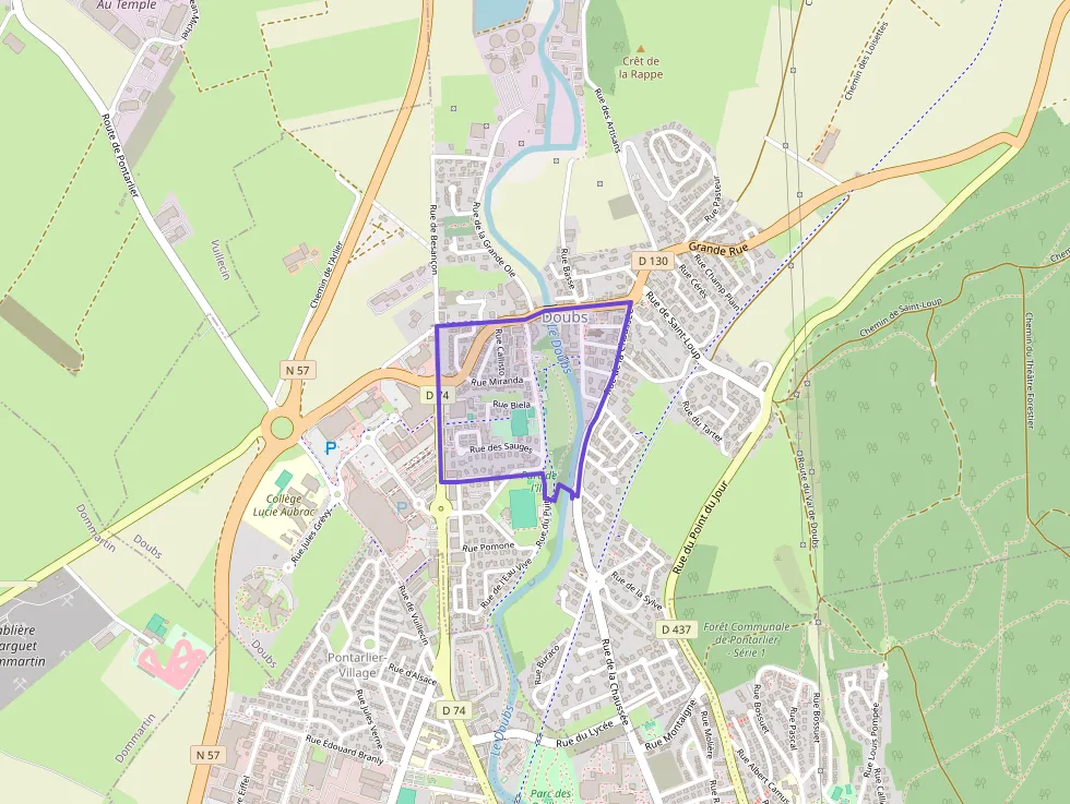 Appartement 86 m² quatre pièces à vendre à Doubs