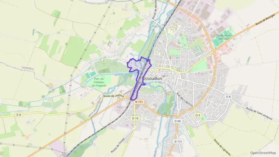 Appartement 55 m² quatre pièces à vendre à Issoudun