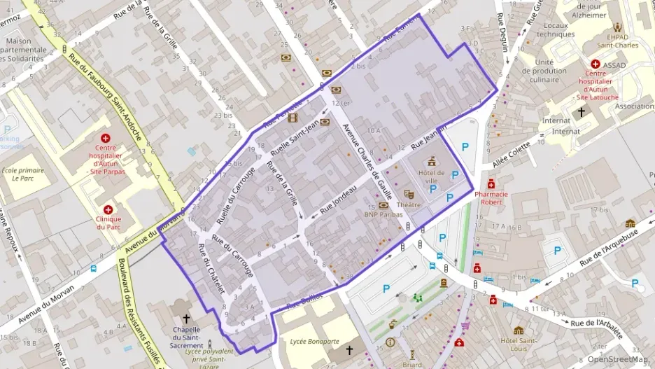 Appartement 80 m² trois pièces à vendre à Autun