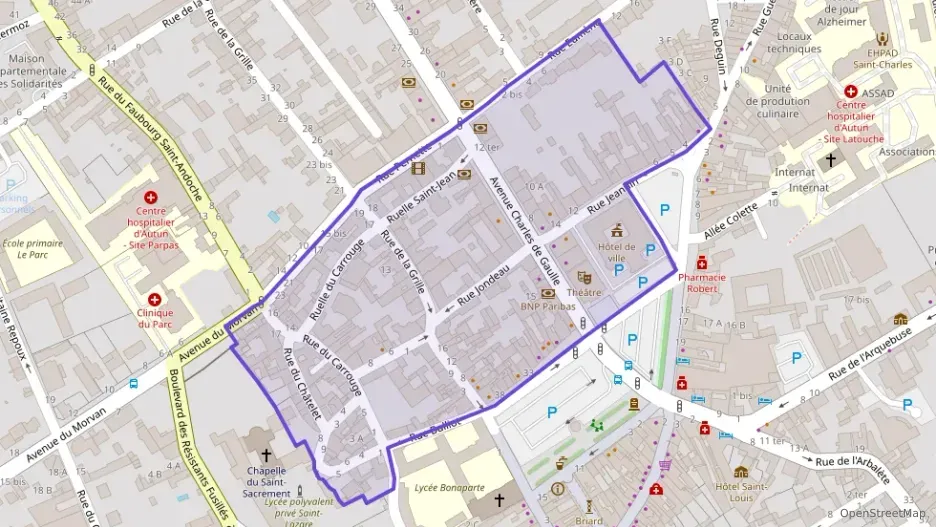 Appartement 73 m² trois pièces à vendre à Autun Appartement 73 m² trois pièces à vendre à Autun