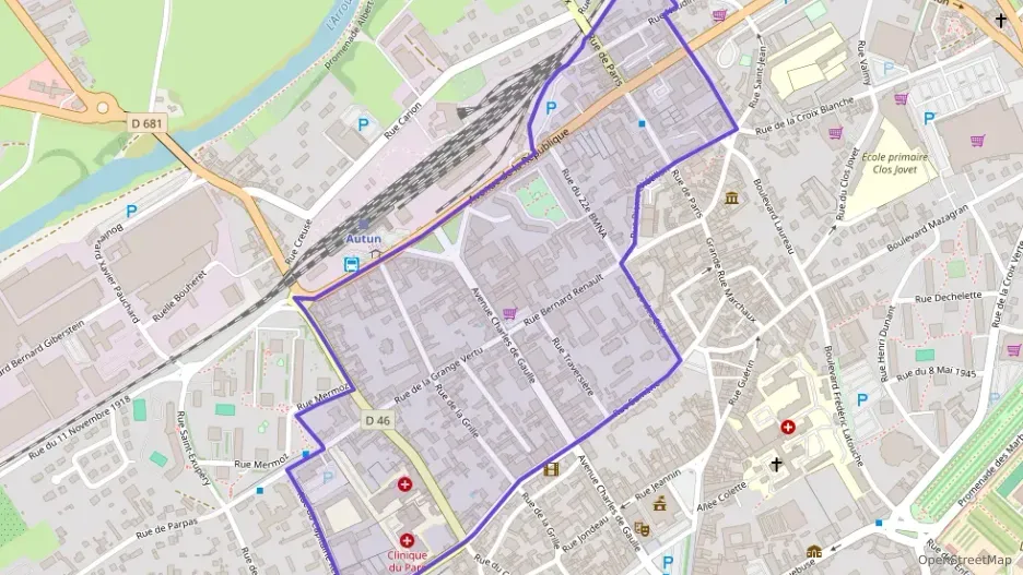 Appartement 62 m² quatre pièces à vendre à Autun