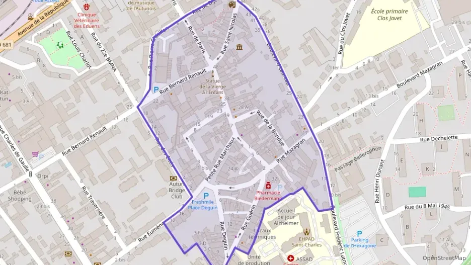 Appartement 74 m² trois pièces à vendre à Autun Appartement 74 m² trois pièces à vendre à Autun