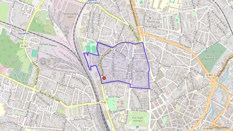 Appartement 91 m² quatre pièces à vendre à Nevers