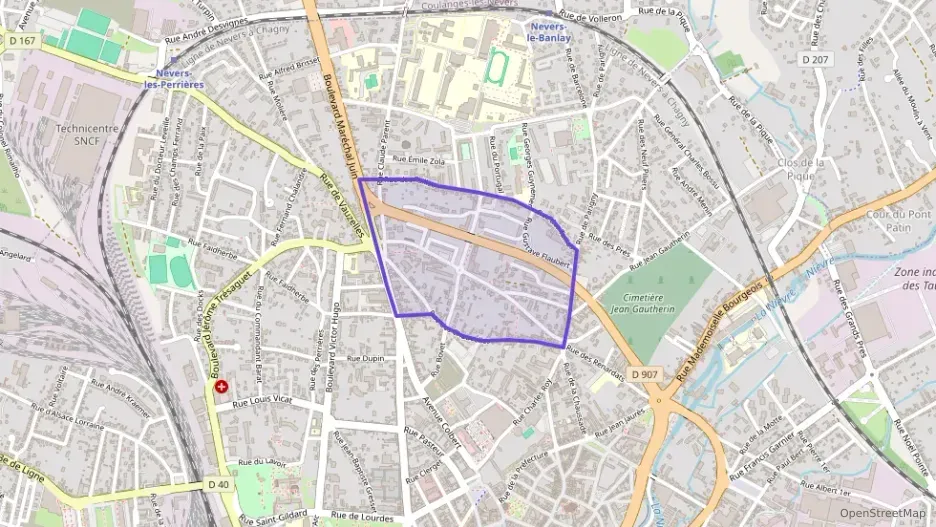 Appartement 75 m² quatre pièces à vendre à Nevers