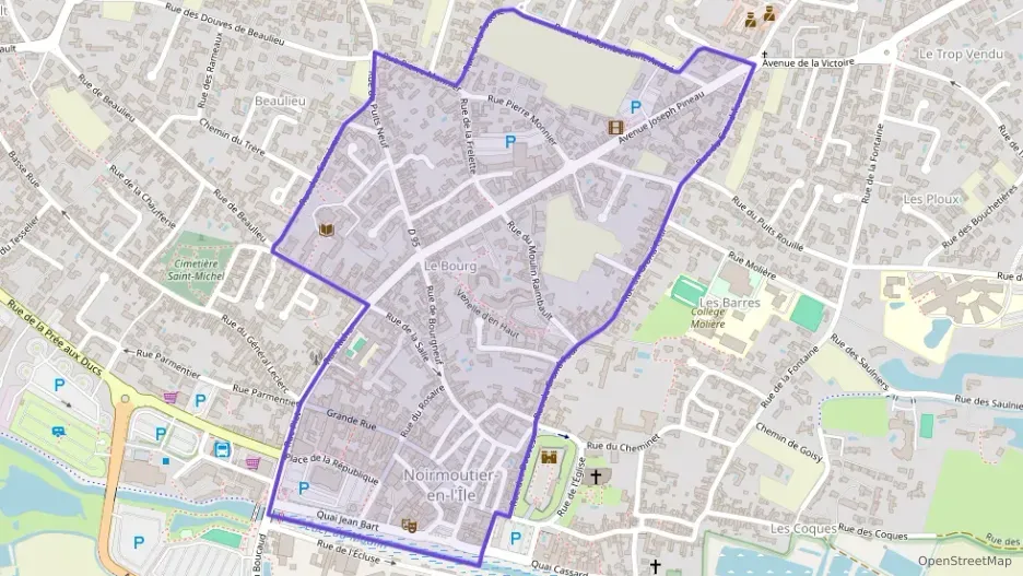 Appartement 73 m² trois pièces à vendre à Noirmoutier-en-l`Île