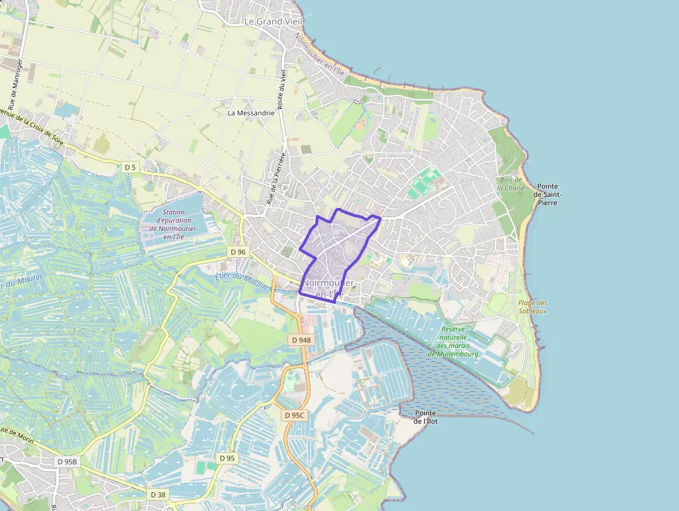 Appartement 73 m² trois pièces à vendre à Noirmoutier-en-l`Île