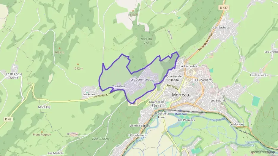 Appartement 67 m² trois pièces à vendre à Morteau