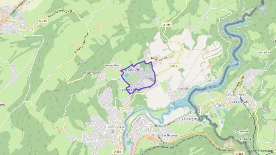 Appartement 71 m² quatre pièces à vendre à Villers-le-Lac