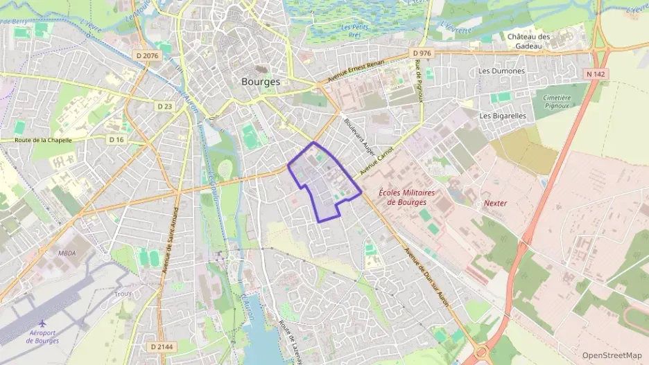 Appartement 82 m² quatre pièces à vendre à Bourges