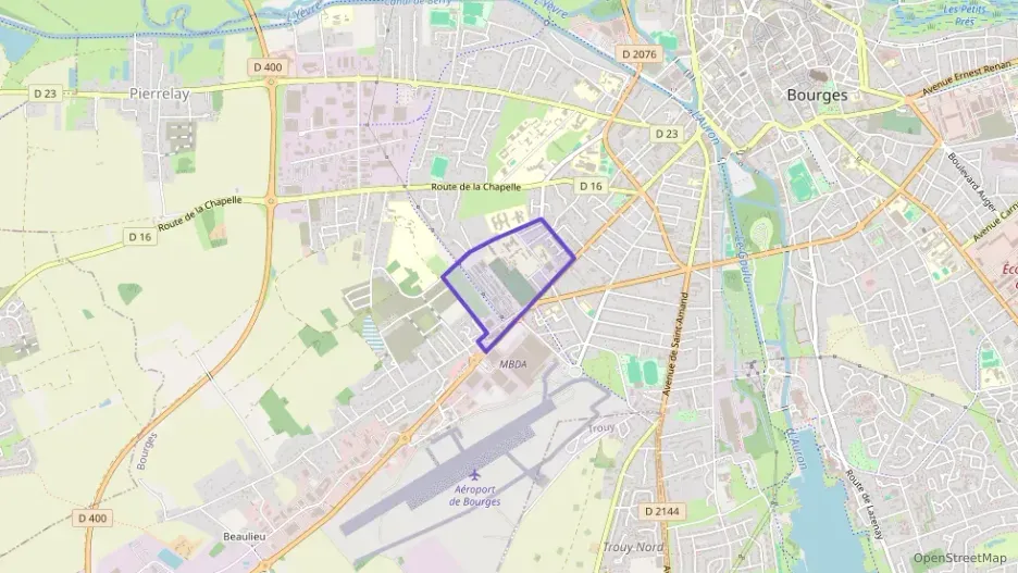Appartement 55 m² trois pièces à vendre à Bourges