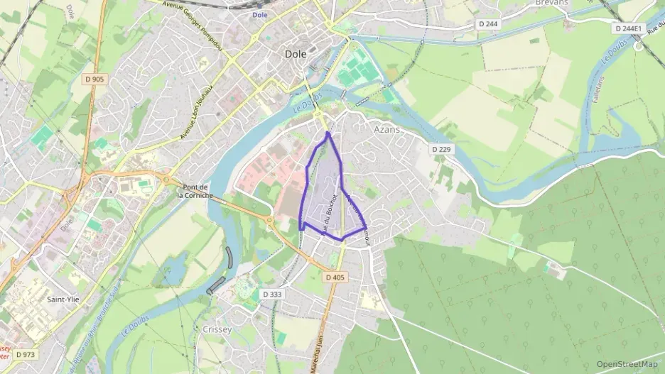 Appartement 47 m² deux pieces à vendre à Dole