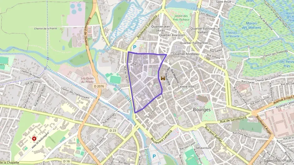 Appartement 140 m² quatre pièces à vendre à Bourges