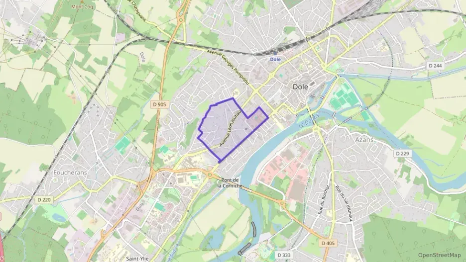 Appartement 58 m² deux pieces à vendre à Dole