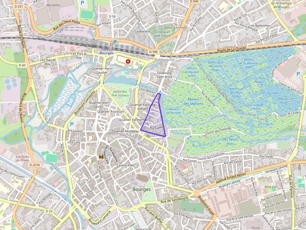 Appartement 78 m² trois pièces à vendre à Bourges