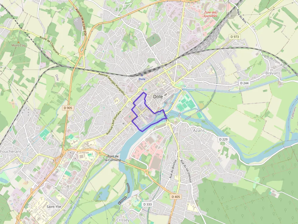 Appartement 45 m² deux pieces à vendre à Dole