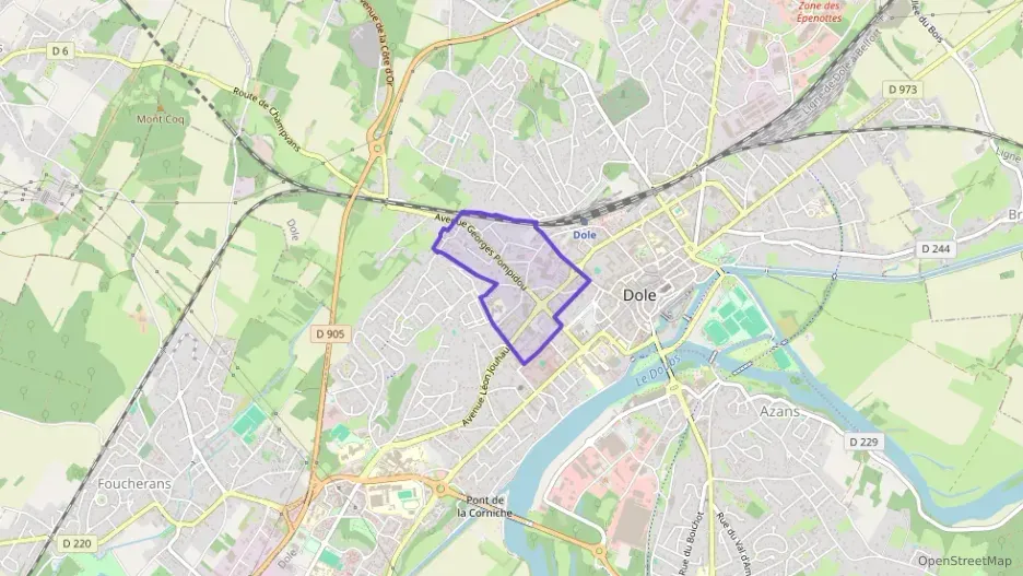 Appartement 72 m² trois pièces à vendre à Dole
