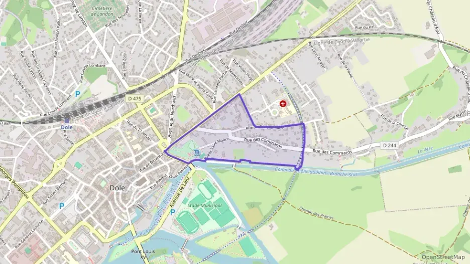 Appartement 91 m² quatre pièces à vendre à Dole