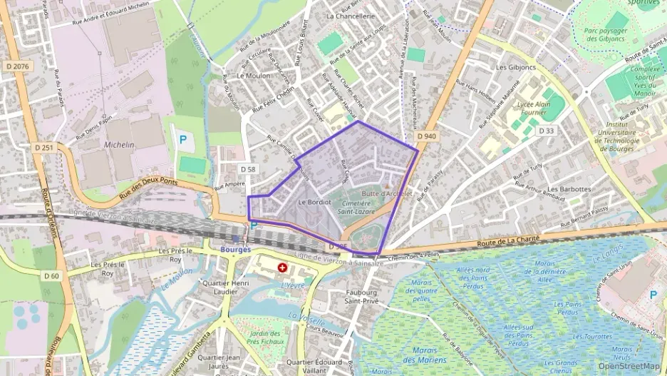 Appartement 76 m² quatre pièces à vendre à Bourges