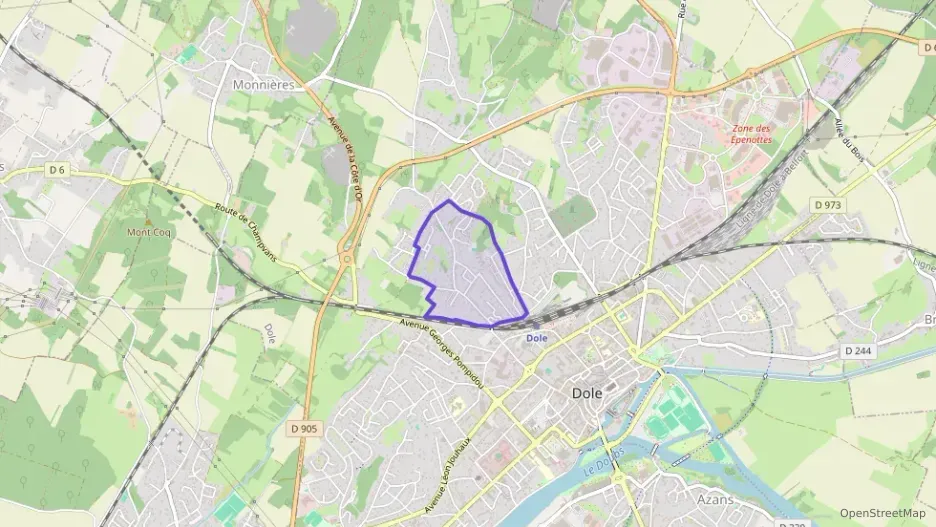 Appartement 70 m² trois pièces à vendre à Dole