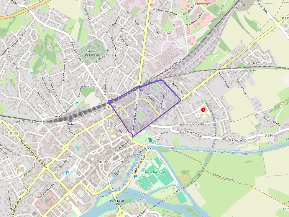 Appartement 74 m² trois pièces à vendre à Dole