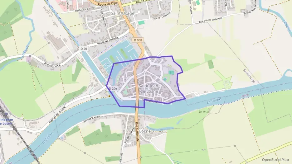 Appartement 68 m² quatre pièces à vendre à Saint-Jean-de-Losne