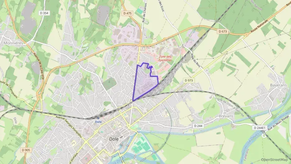 Appartement 87 m² trois pièces à vendre à Dole