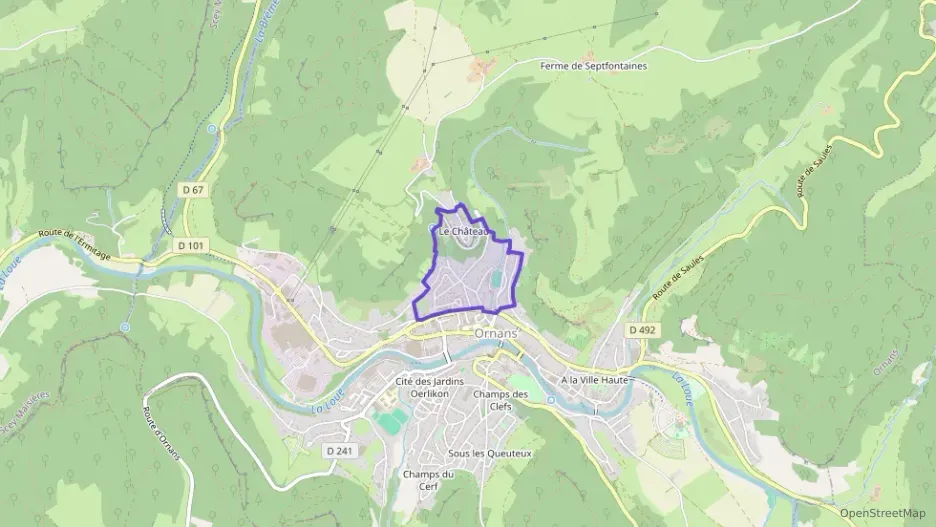 Appartement 116 m² cinq pièces à vendre à Ornans Appartement 116 m² cinq pièces à vendre à Ornans