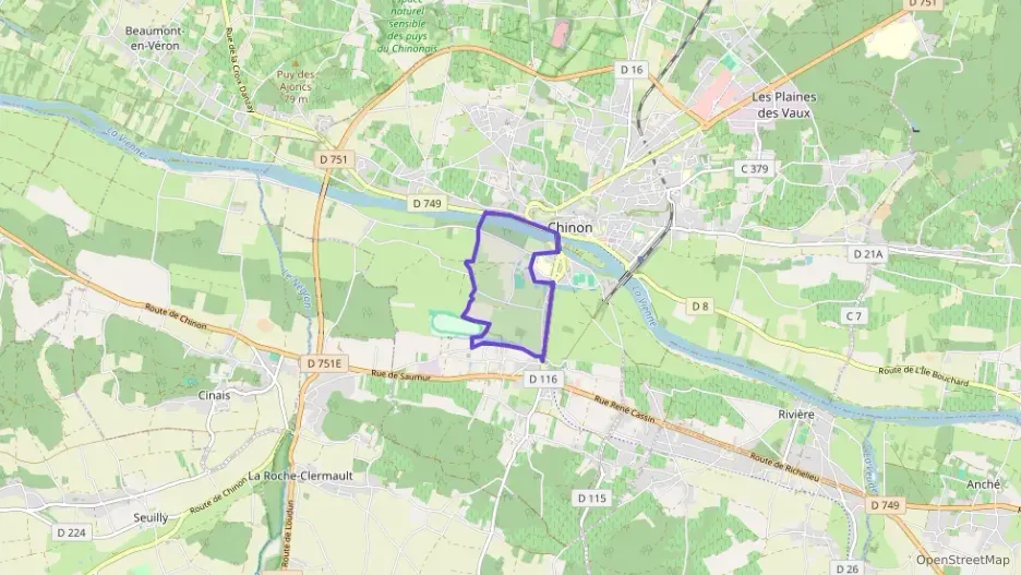 Appartement 40 m² deux pieces à vendre à Chinon Appartement 40 m² deux pieces à vendre à Chinon